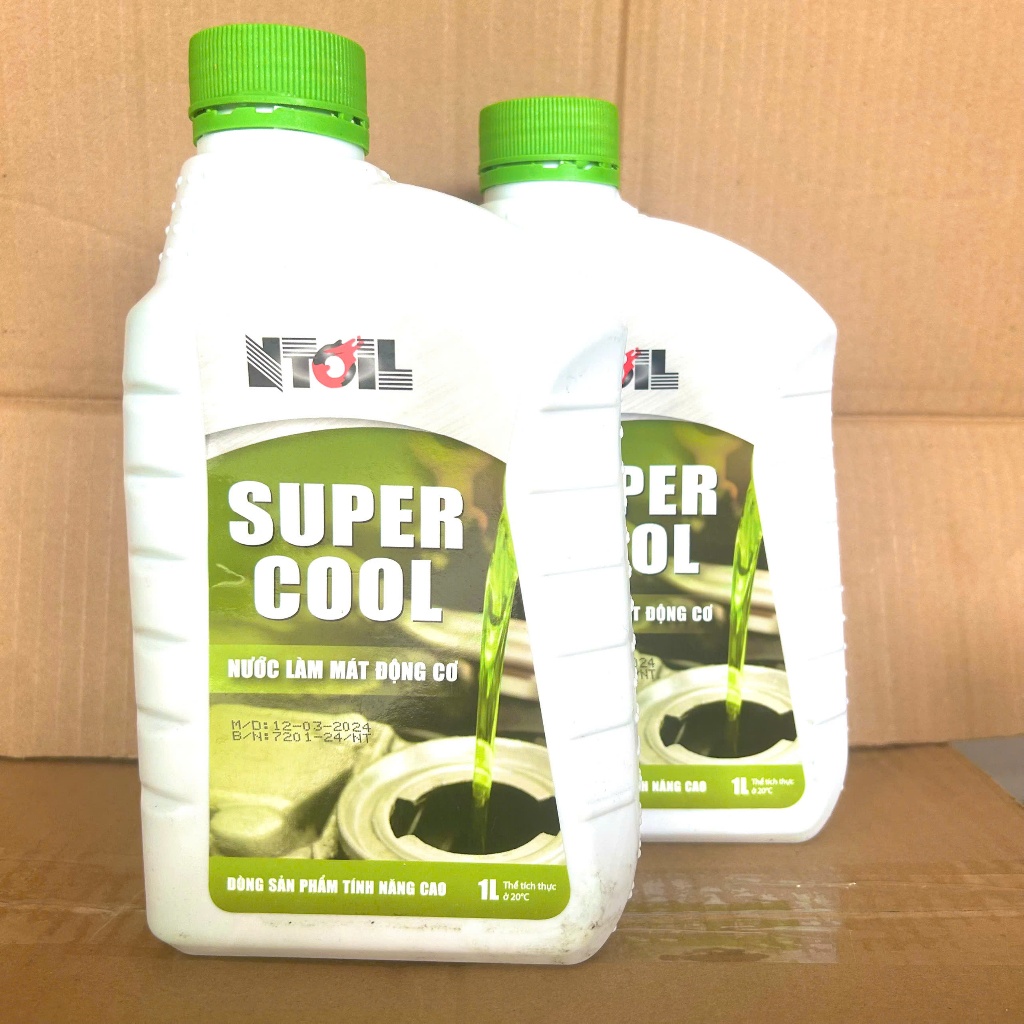 Nước Làm Mát Động Cơ Cho Xe Máy NTOIL Super Cool Chai Lớn 1L