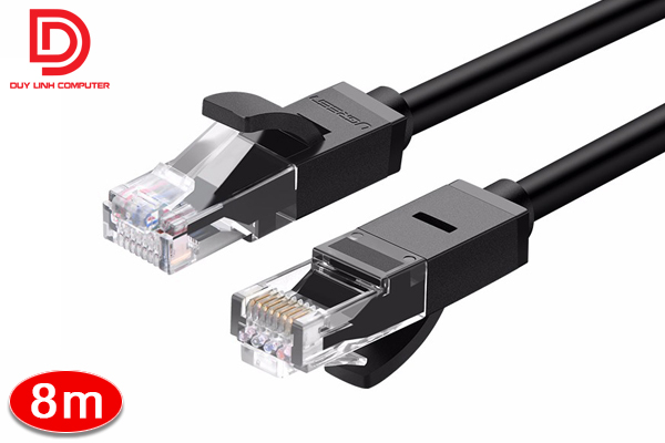 Dây mạng cat6 UTP dài 8m Ugreen 20163 màu đen chính hãng