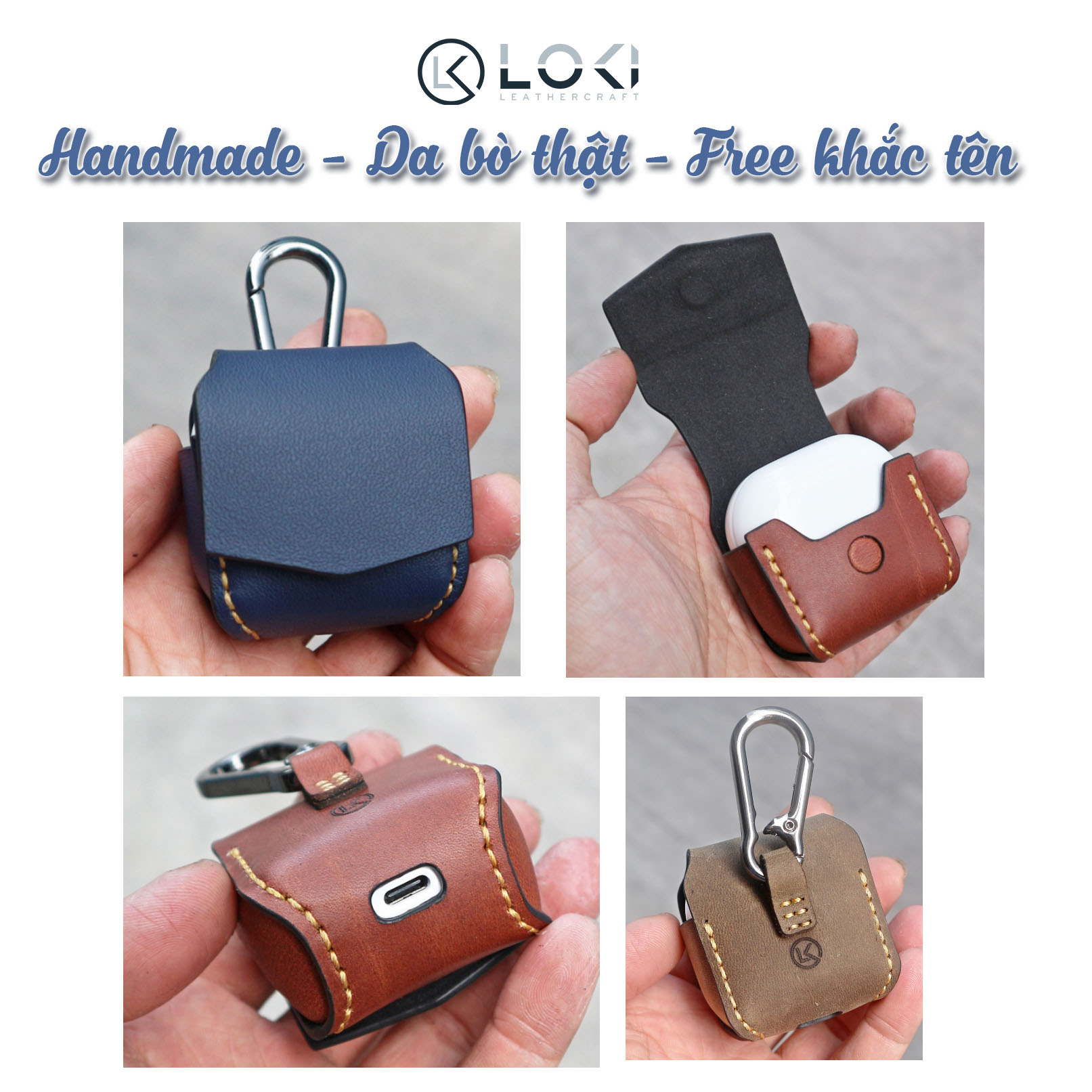 Bao da samsung buds pro 2 | buds pro | buds live | buds 2 - loki leather