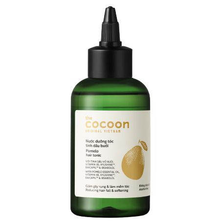 Chai xịt nước dưỡng tóc tinh dầu bưởi pomelo Cocoon 140ml kích mọc tóc, giảm rụng tóc, chăm sóc tóc chuyên sâu Học Viện Quân Y Việt Nam
