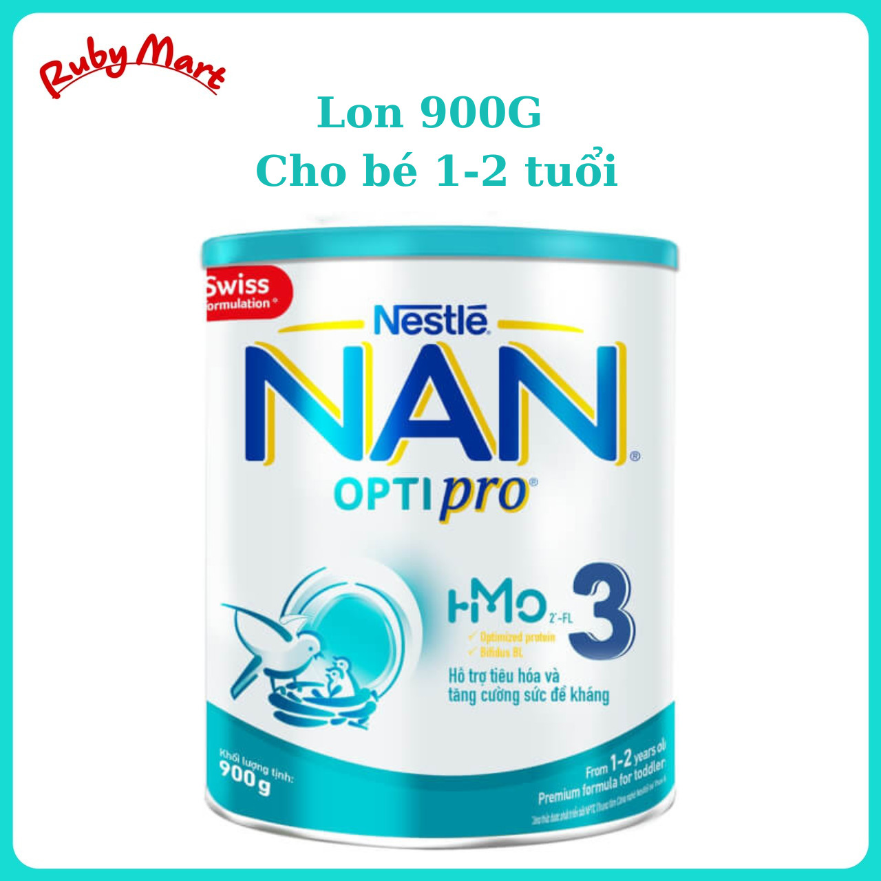 Date 11.2024 Sữa Nan Optipro số 3 900g Cho bé 1 - 2 Tuổi