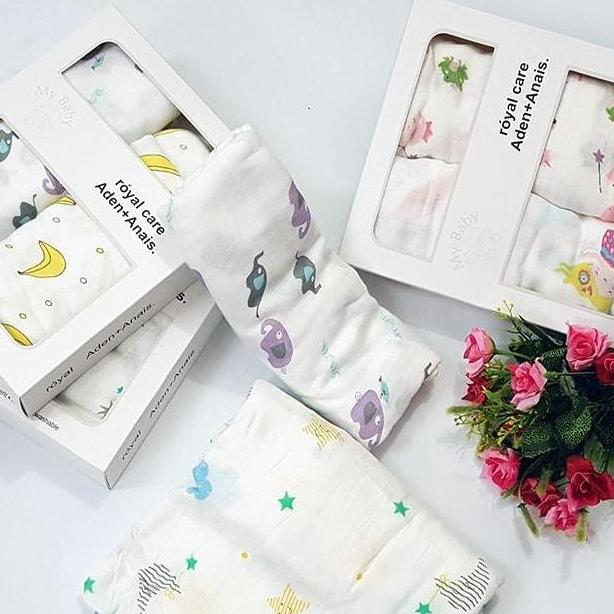 Khăn aden sợi tre 100% royal anais - hộp 2 cái - thái lan