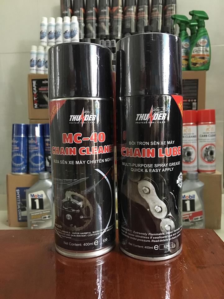 Chai xịt sên - chai xịt vệ sinh sên Thunder 400ml