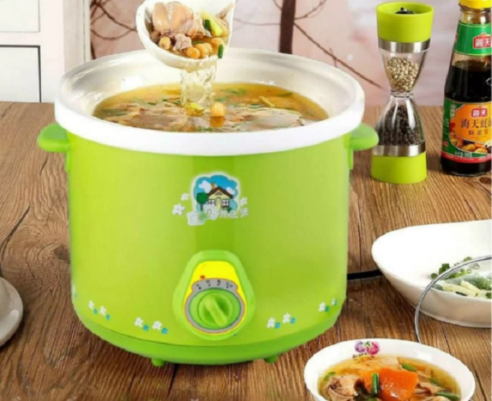 Nồi nấu chậm hầm cháo, kho cá vỏ xanh