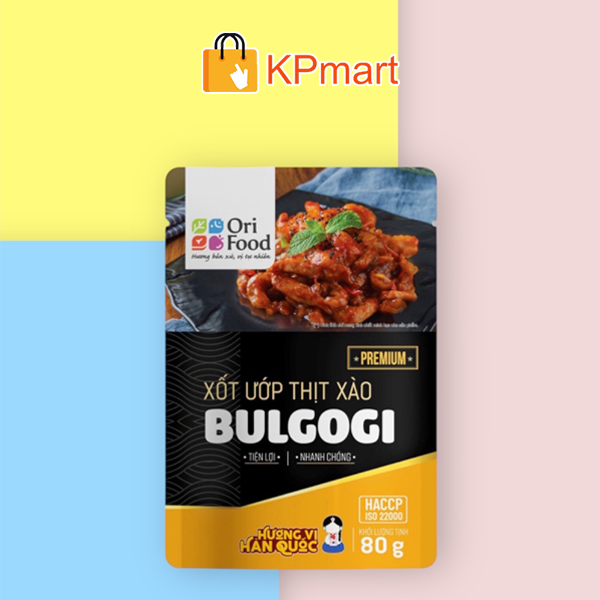 Sốt ướp thịt xào Bulgogi OriFood 80g