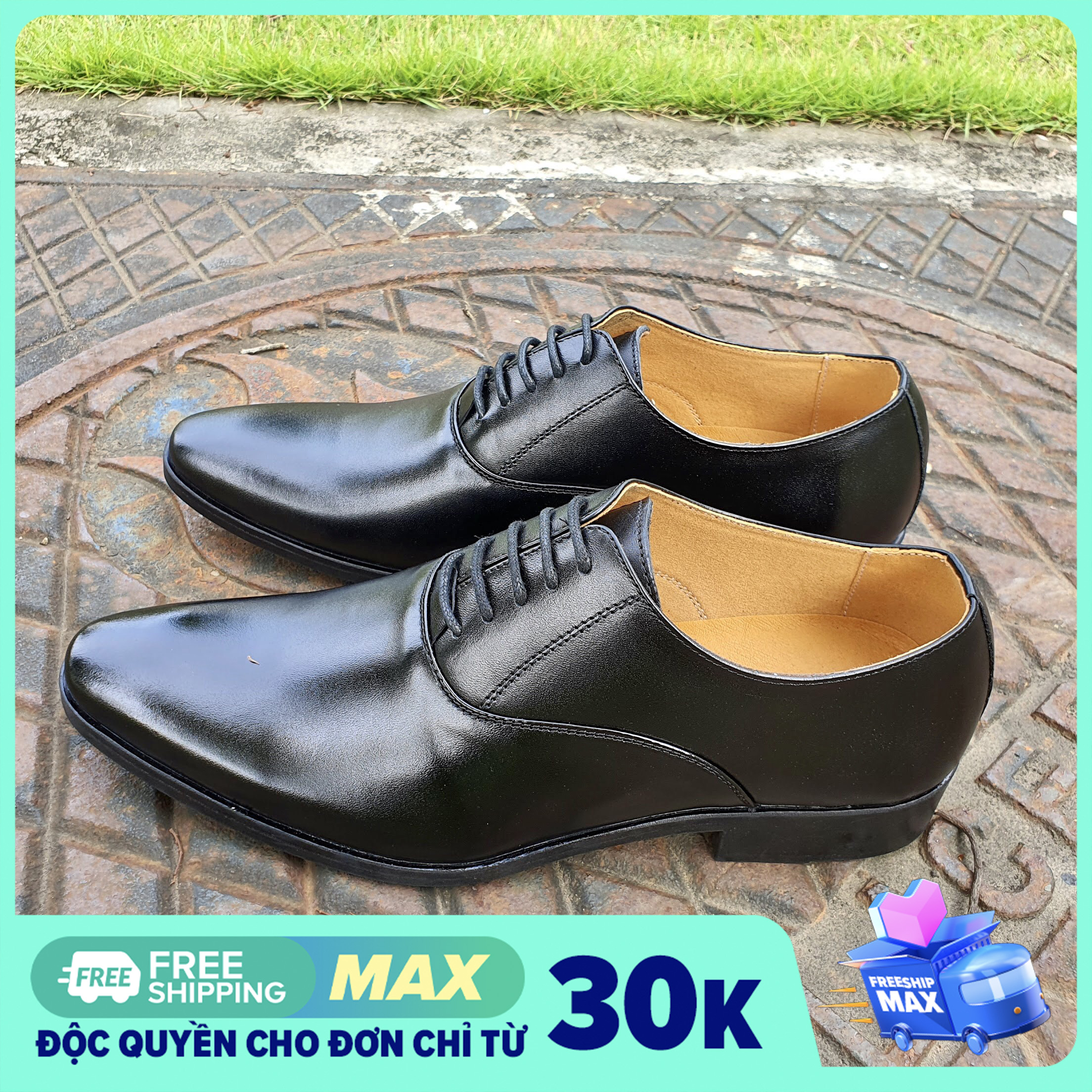 Giày Tây Nam Công Sở Da Bò - Giày Nam Da Bò Nhập Khẩu - Giày Tây Da Bò cao cấp