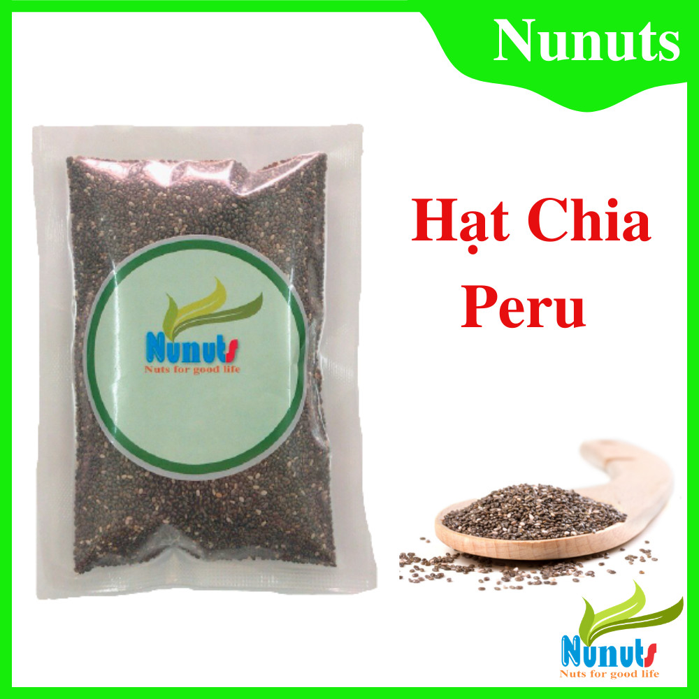 100g Hạt chia hữu cơ Peru- mẫu dùng thử Nunuts