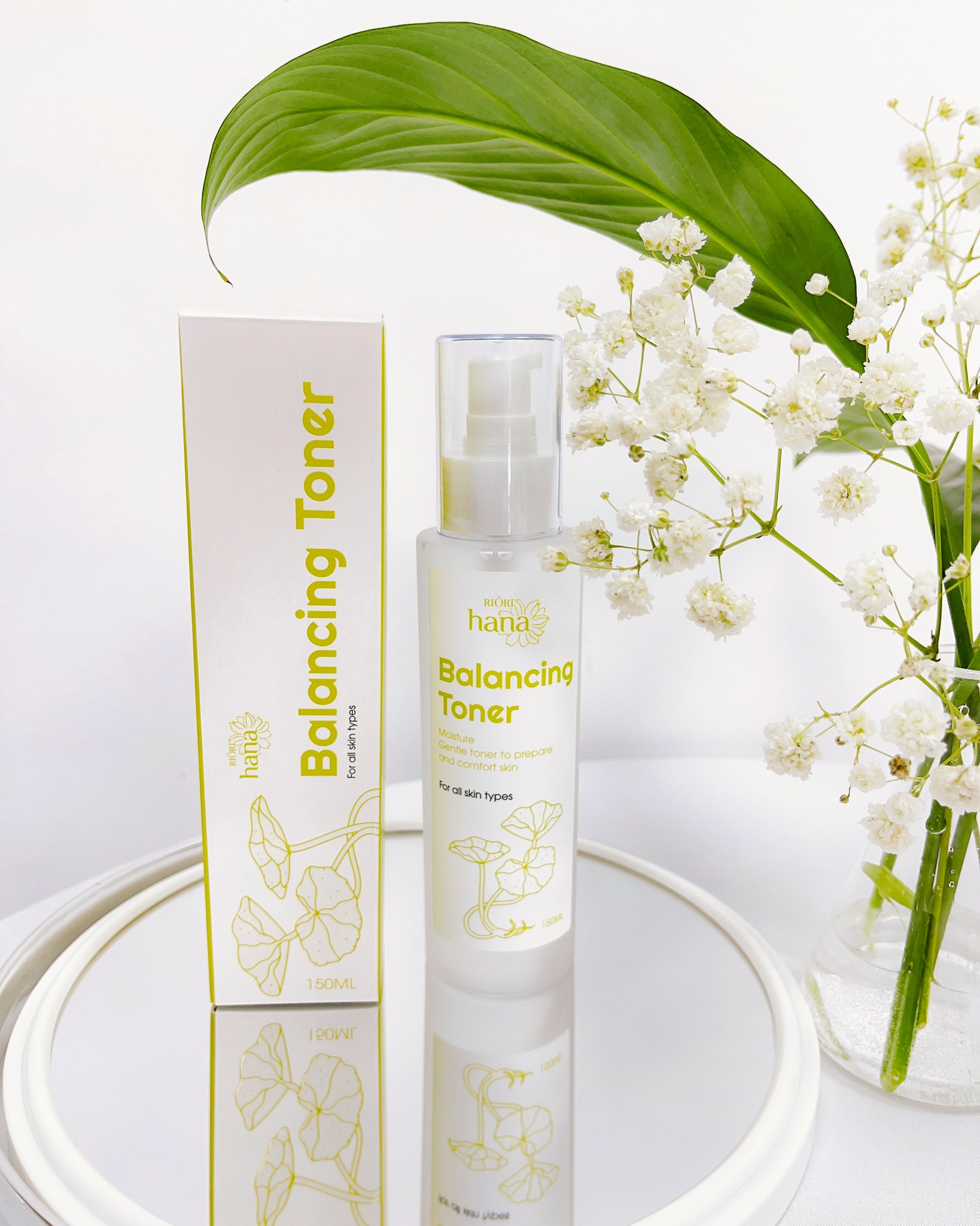 Nước hoa hồng balancing toner riori 150ml – làm sạch sâu, se khit lỗ chân lông