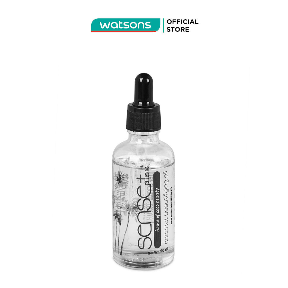 Tinh Dầu Dừa Sense Plus Coconut Beautifying Oil Làm Đẹp Da Căng Tóc Mượt 50ml