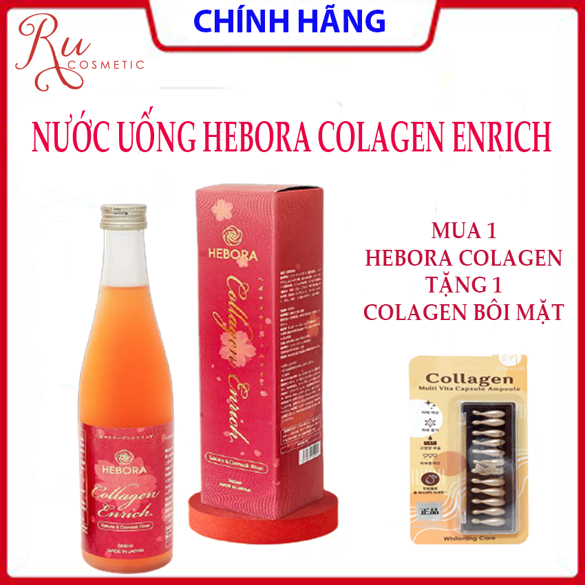 Collagen Hebora Nhật Bản – Nước Uống Đẹp Da, Detox Giữ Dáng, Tạo Hương Thơm, Hebora colagen, Nước uống Hebora Colagen