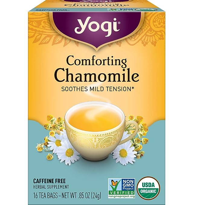 Trà cúc mẫu thảo hữu cơ Organic Chamomile Tea - Yogi - 16 gói