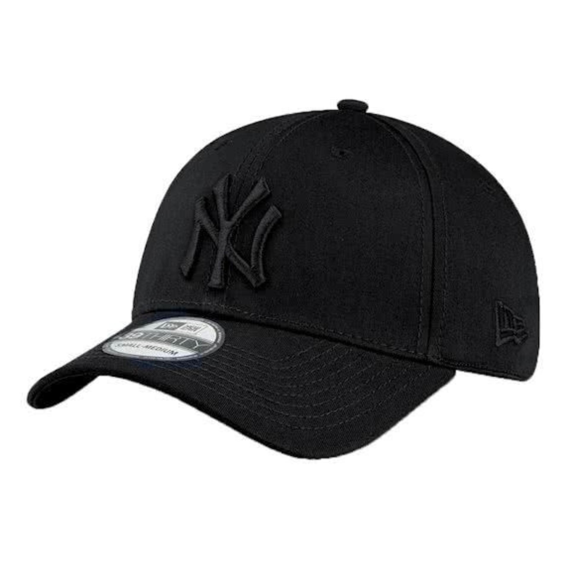 Mũ Lưỡi Trai Thêu NY , Nón Dù Lazer đục lỗ , Nón kết Màu Đen logo đen