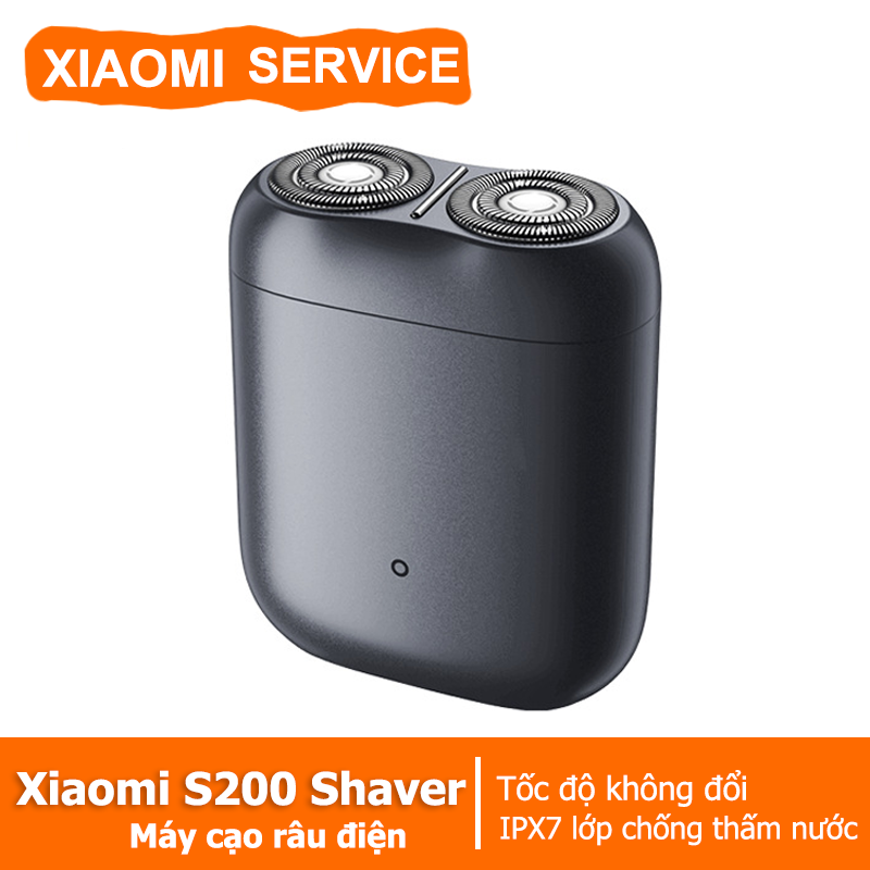 Máy cạo râu điện Xiaomi Mijia S200 dành cho nam, Bật cảm ứng thông minh, Đầu cắt hút từ tính, Chống nước IPX7, Mini và dễ mang theo