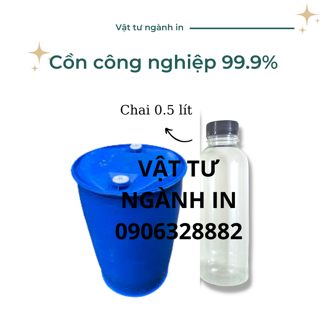 Cồn công nghiệp 99.9% dùng trong sản xuất sơn, nhựa, cao su