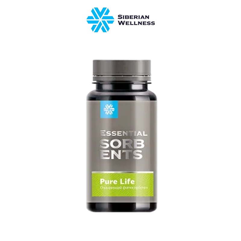 Hỗ trợ trị táo bón Essential Sorbents Pure Life - Siberian Wellness - Bổ sung chất xơ