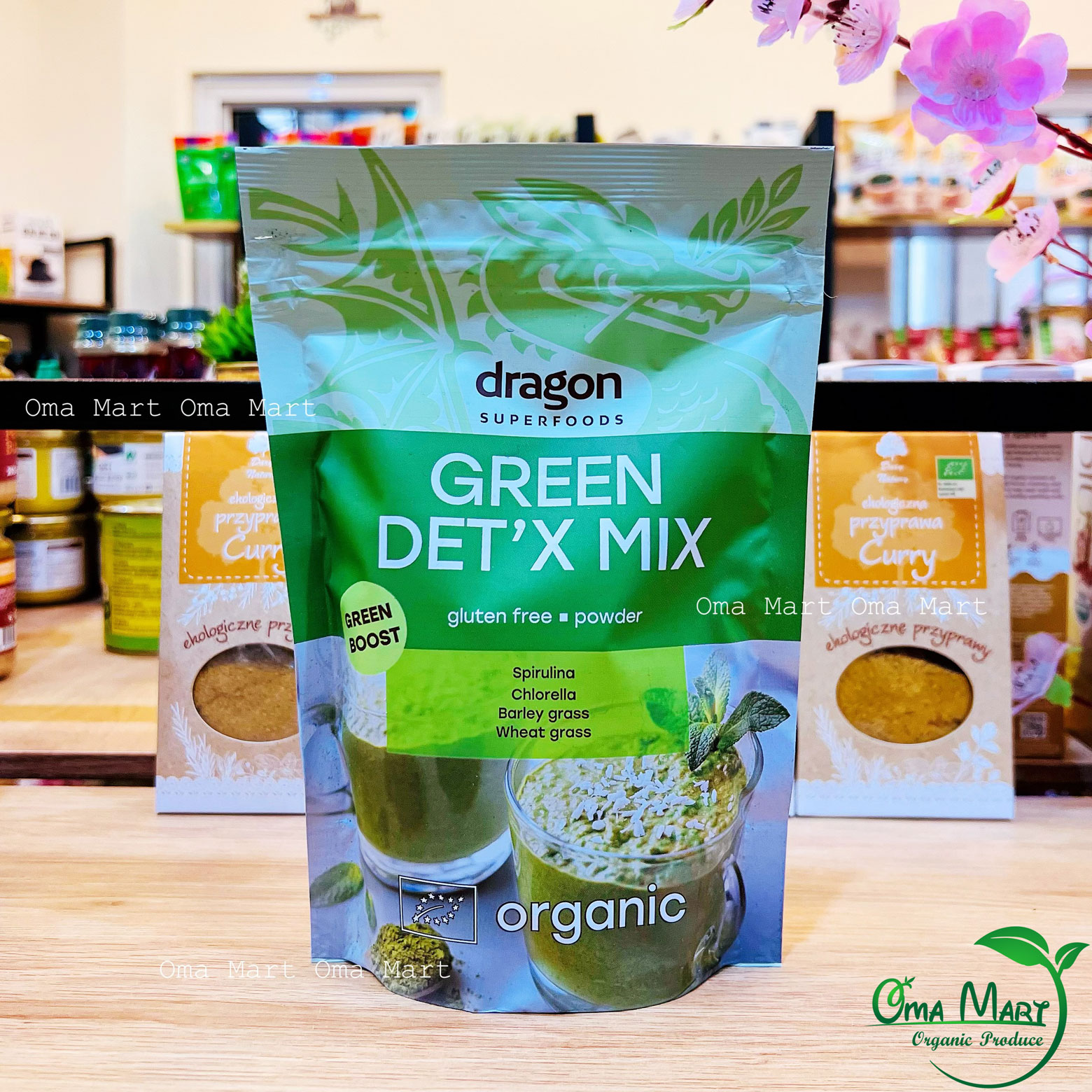 Bột hỗn hợp xanh Dragon 200g