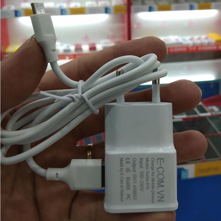 Bộ sạc nhanh E-COM dùng cho sam sung, oppo, HTC, xiaomi, nokia....Bảo Hành 12 tháng trên Toàn Quốc