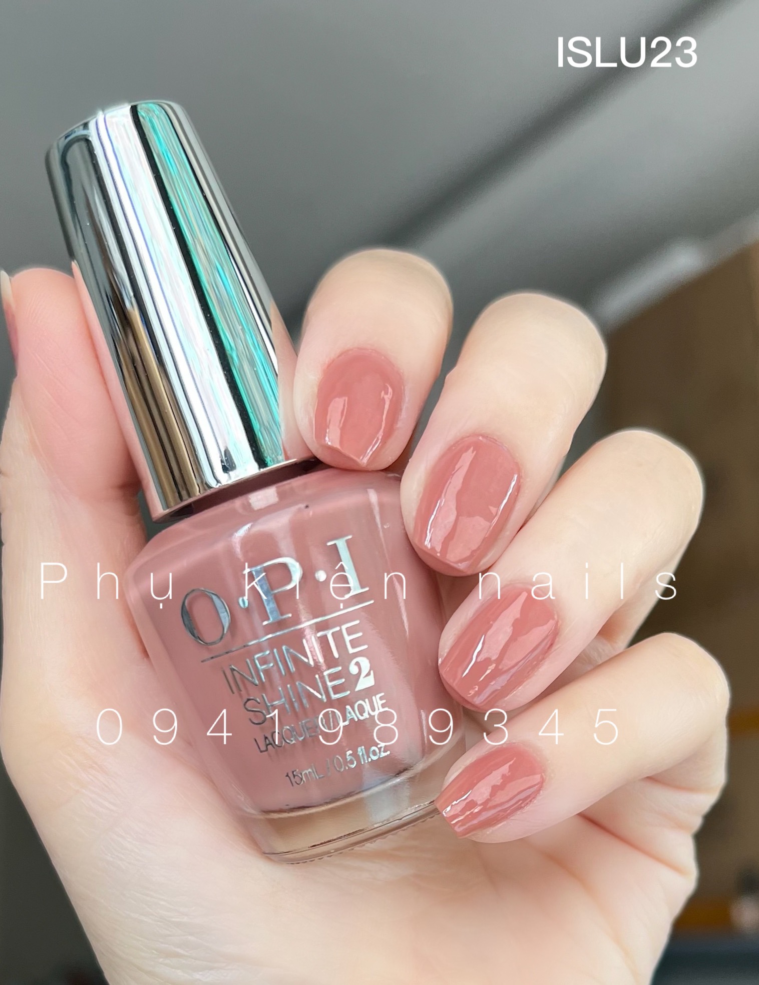 Sơn móng tay opi - sơn nắp bạc siêu bóng