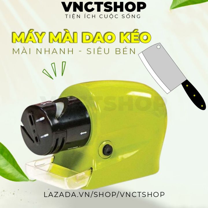 Máy mài dao kéo điện, máy mài dao kéo bằng điện tự động mini đa năng dùng pin