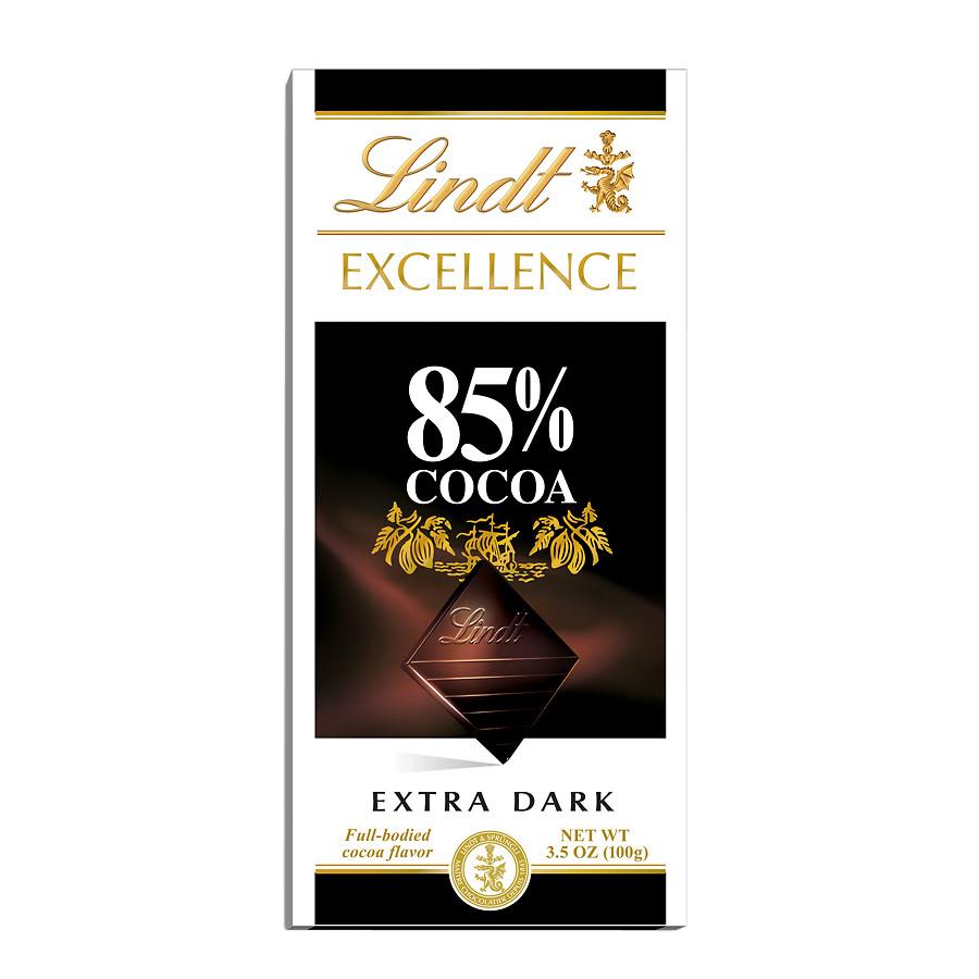 Socola đen Chocolate Lindt Excellence 85% cocoa extra dark 100g - hàng nhập Mỹ