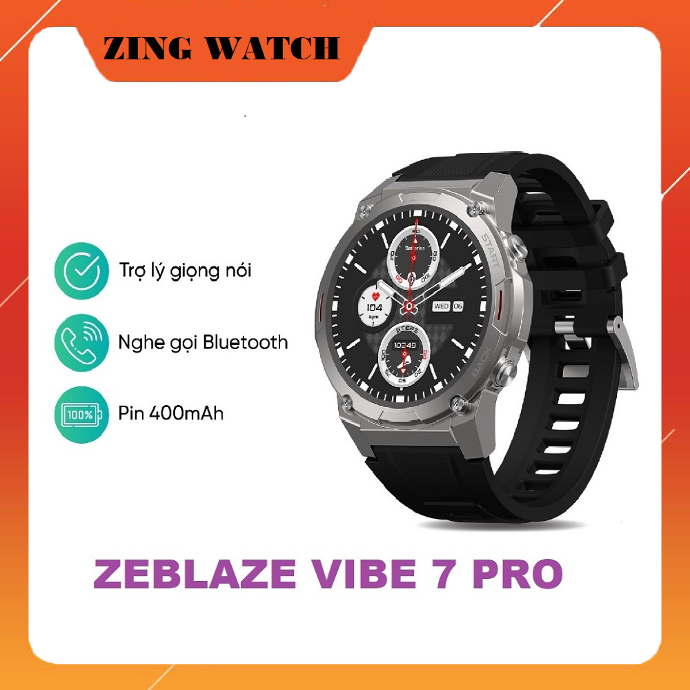 Đồng hồ thông minh Zeblaze Vibe 7 Pro - 1.43'' AMOLED Display, Hi-Fi Bluetooth Phone Calls.
