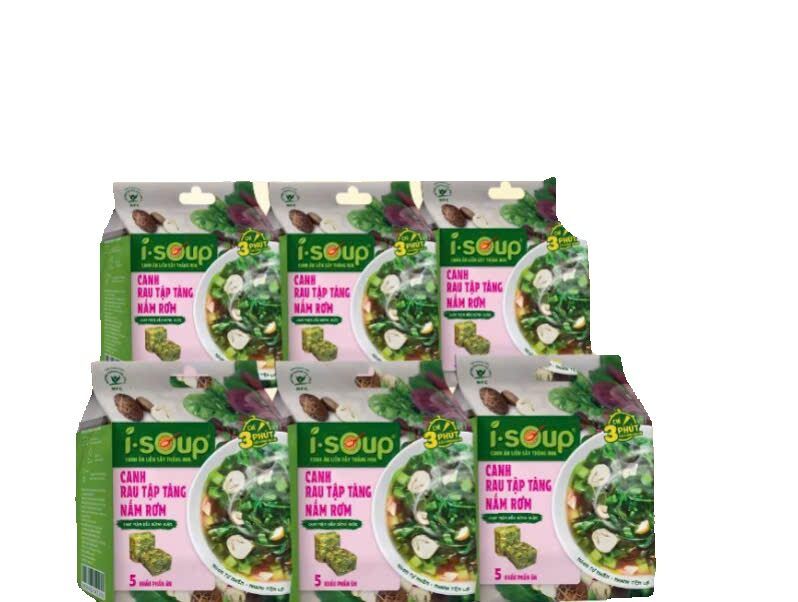 COMBO 6 TÚI CANH TẬP TÀNG NÂM RƠM  ISOUP, SẤY THĂNG HOA, khách chọn phân loại