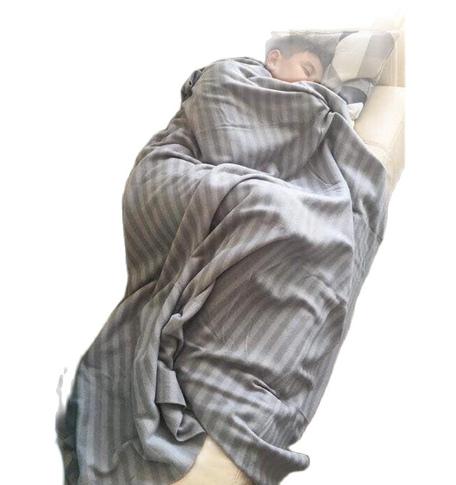 Mền ngủ trưa văn phòng, Chăn cho bé đi học IKEA vải mềm mịn nhỏ gọn, tiện dụng mang đi làm, đi học, đi du lịch, chăn oto