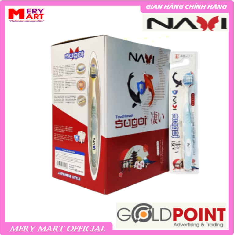 Bàn chải đánh răng cao cấp Navi Sugoi vệ sinh làm sạch răng miệng