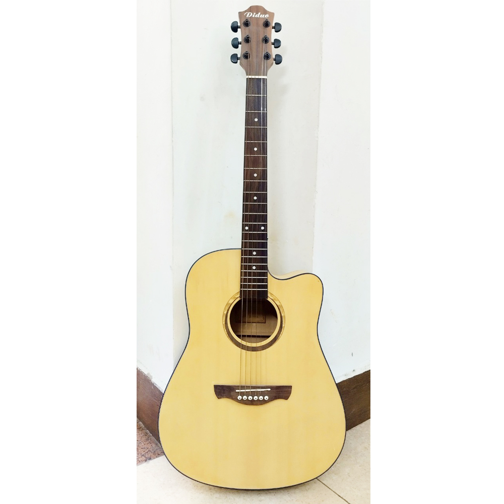Đàn guitar giá rẻ - Đàn Guitar Acoustic 41 (dáng D Cutaway) Có Ty Chỉnh Cần Guitar Sinh Viên Giá Rẻ - 7