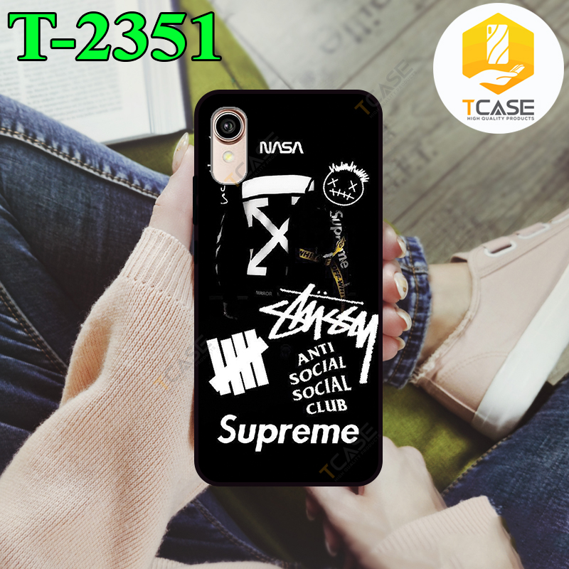 Ốp lưng Tcase dành cho Vivo Y91C in hình stussy