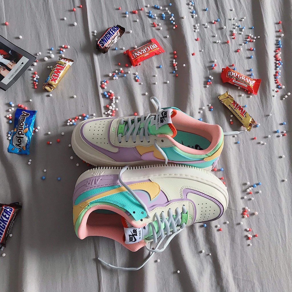 Giày Nike Air Force 1 shadow 7 màu,Full Box dành cho Nam Nữ