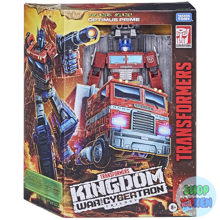 Robot Biến Hình OPTIMUS PRIME Kingdom Transformers Toys War for Cybertron Leader Class WFC-K11 - Mô hình Optimus Prime