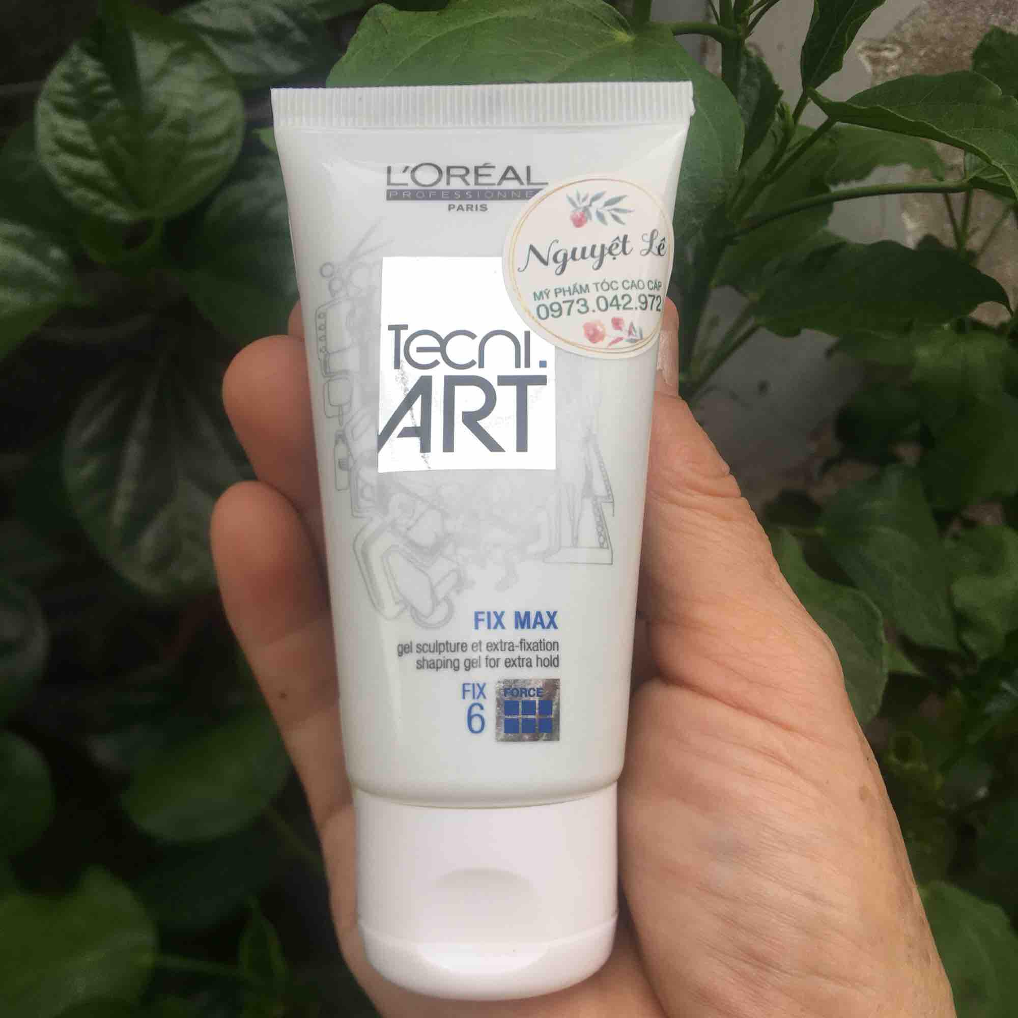 Gel tạo kiểu tóc loreal tecni art fix max 50ml