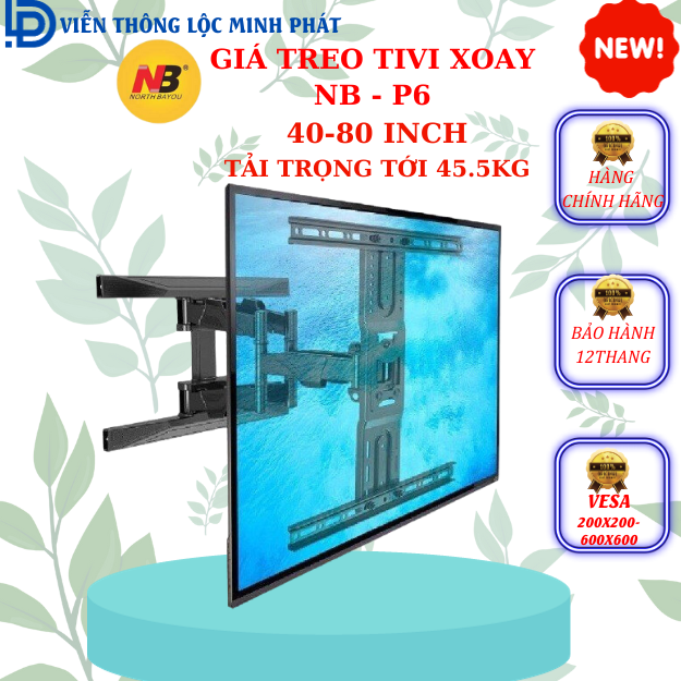 P6 Giá treo TIVI xoay đa năng/ Giá treo màn hình Tivi 40-80inch - NB NorthBayou P6 Hàng chính hãng