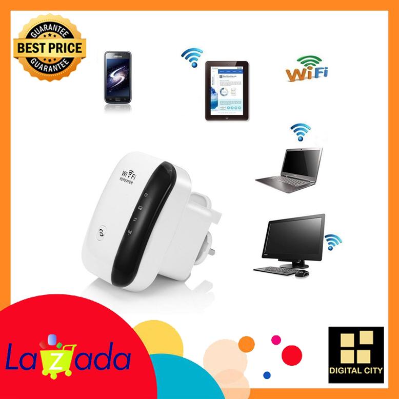 Thiết bị kích sóng Wifi tốc độ cao Wifi Repeater Wireless-N tốc độ 300 Mbps - Thiết kế cao cấp - Kích sóng cực mạnh - Bảo hành 12 tháng