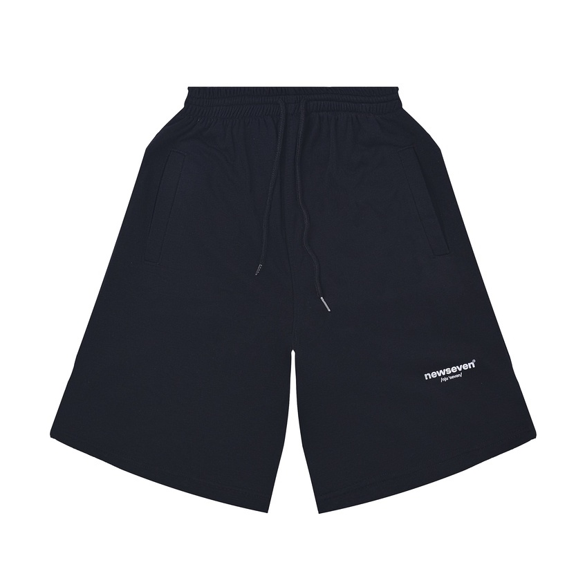 Quần short đùi n7 newseven basic nam nữ form rộng local brand