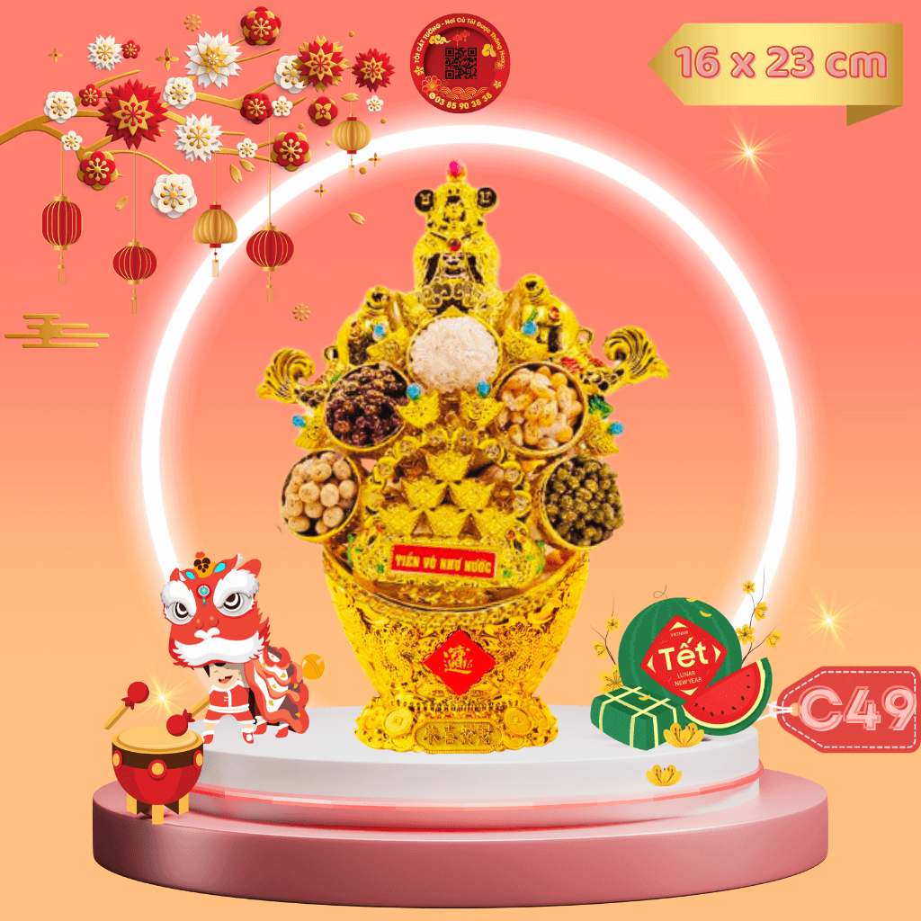 Đĩa tỏi thần tài thỏi vàng tiền vào như nước - TỎI CÁT TƯỜNG