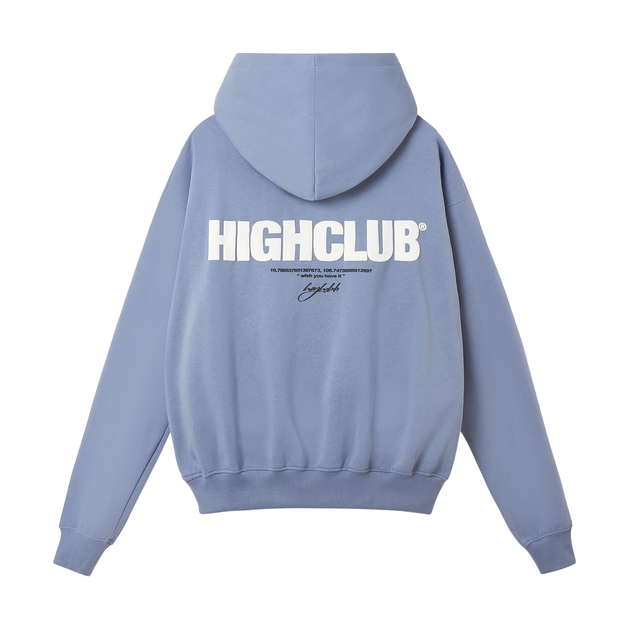 Áo Hoodie BASIC Mũ Trùm Đen/Hồng/Trắng/Xanh Dương/Đỏ Nỉ Cotton - HIGHCLUB Brand Chính Hãng