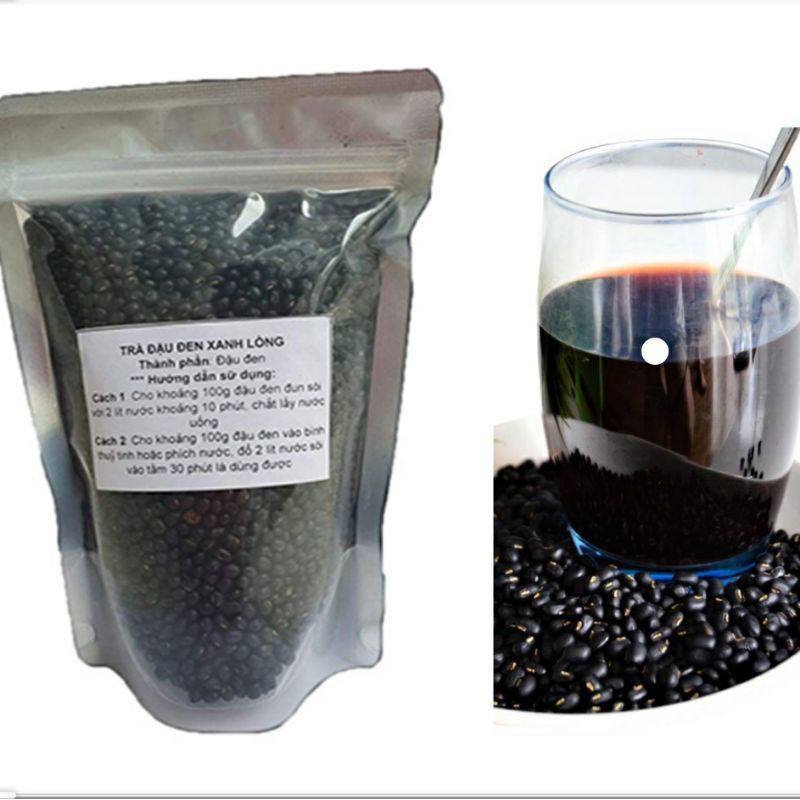 Trà Đậu Đen Xanh Lòng Rang Tay Nguyên Chất.|Túi 1Kg