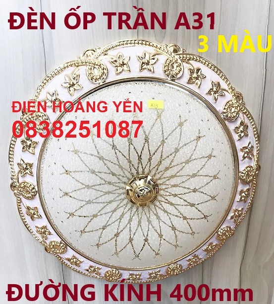 Đèn mâm ốp trần - ốp trần ban công, ôp trần hiên nhà, ốp trần phòng ngủ