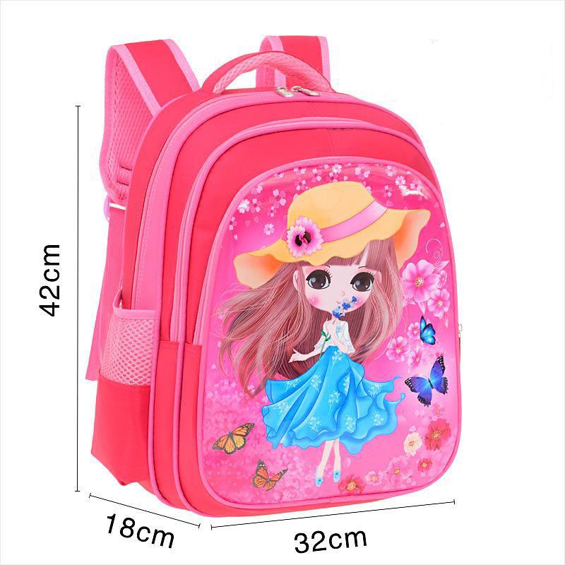 Balo học sinh 3 ngăn lớn siêu nhẹ với thiết kế dễ thương - VL184