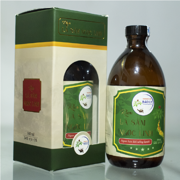 Quà Tặng Bình Lá Sâm Ngọc Linh (Bình 500 ml)