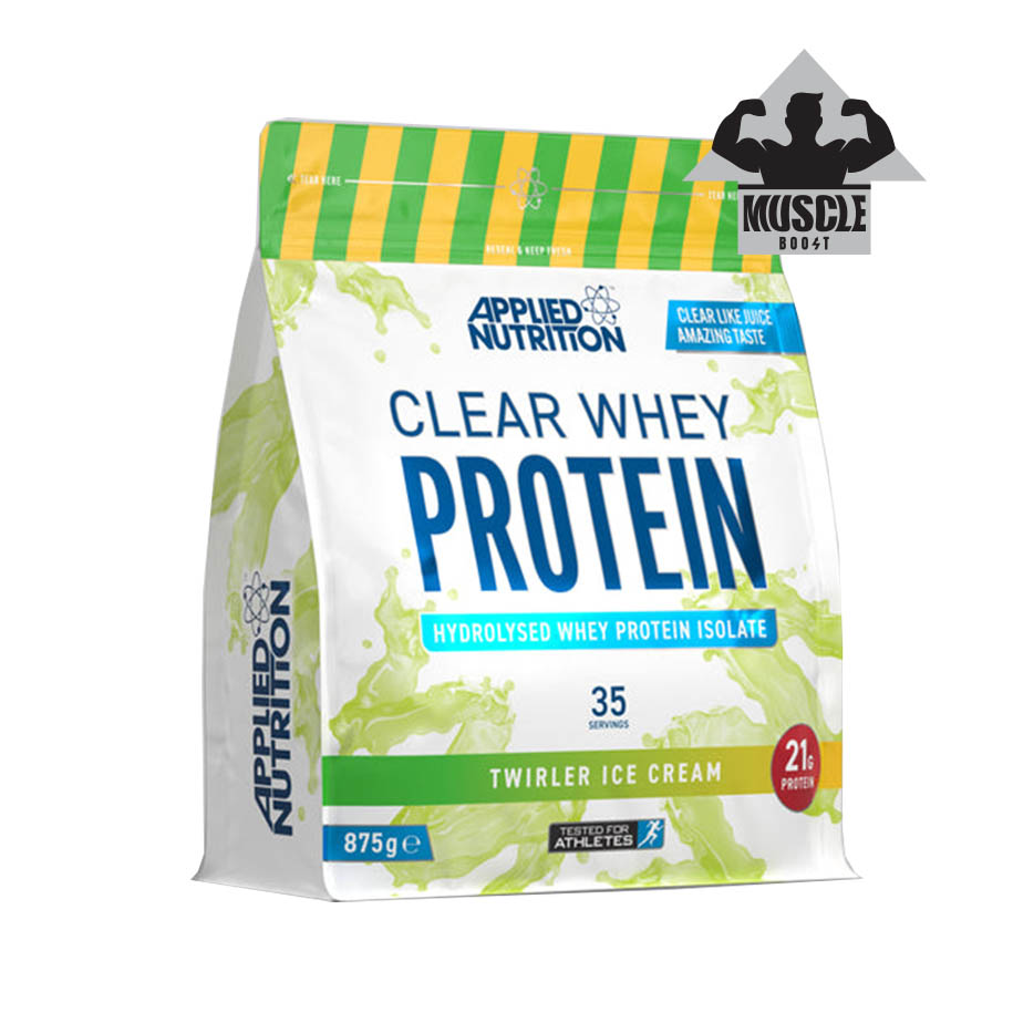 Applied nutrition clear whey protein 35sv sữa tăng cơ 100% hydrolyzed isolated whey protein whey không vị sữa