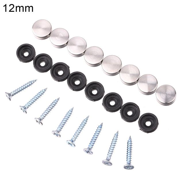 Vít có nắp chụp inox. bộ 12 vít + nắp chụp inox che đầu vít thẩm mỹ