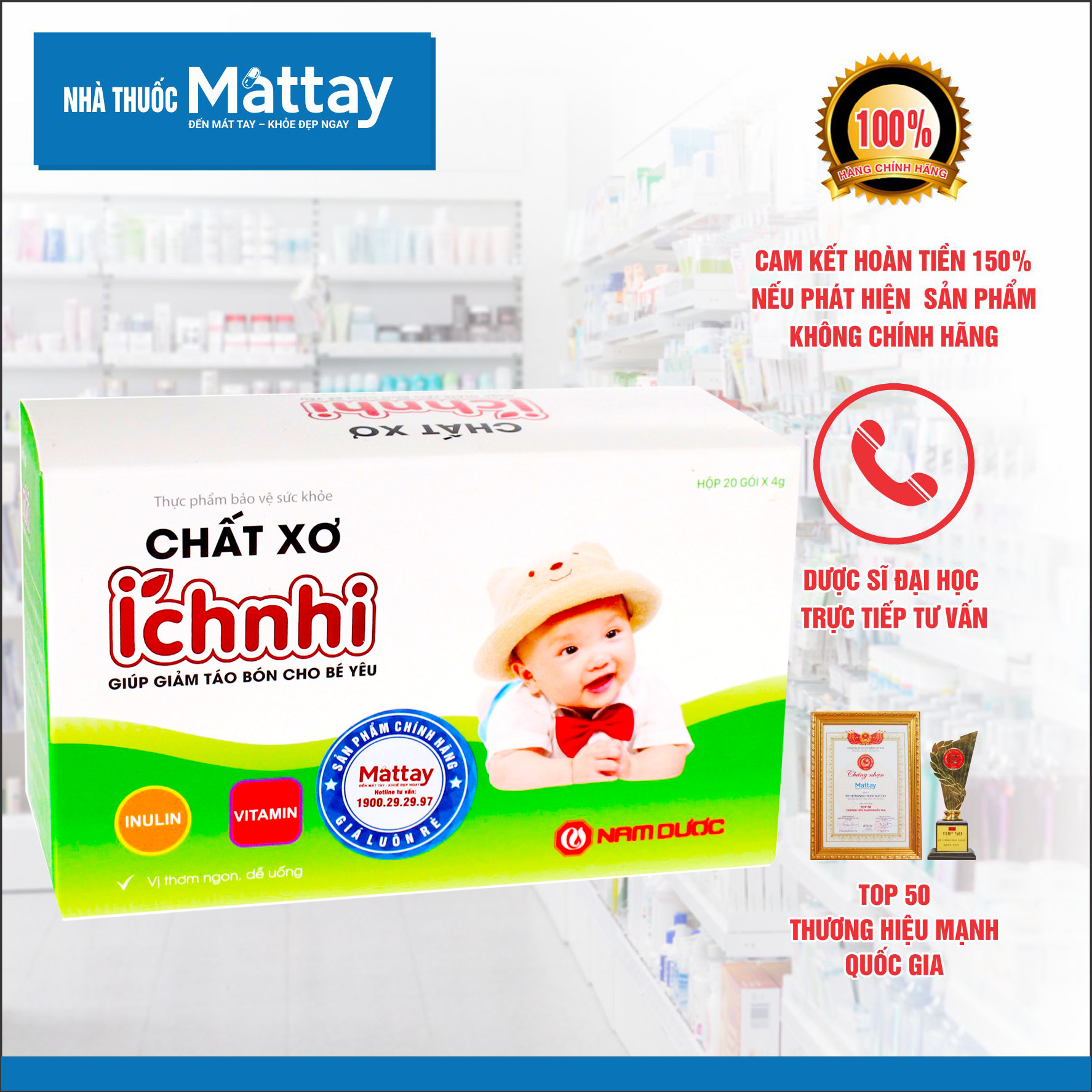 Chất Xơ Ích Nhi bổ sung chất xơ cho trẻ