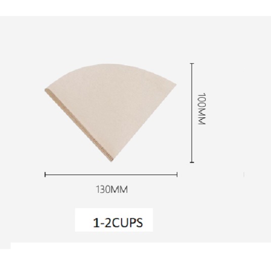 GIẤY LỌC CAFE V60 MÀU NÂU GÓI 40 TỜ CÓ HAI LOẠI CHO KHÁCH DỄ LỰA CHỌN ( V01- PHA Đ