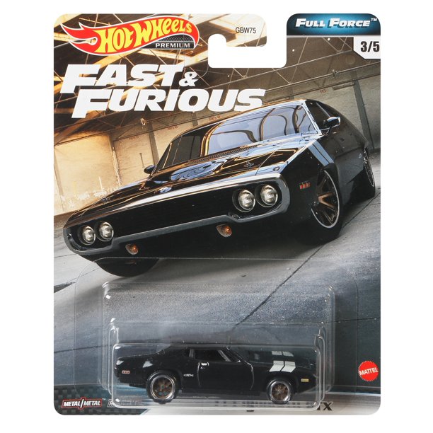 Xe mô hình Hot Wheels Premium Fast & Furious '71 Plymouth GTX