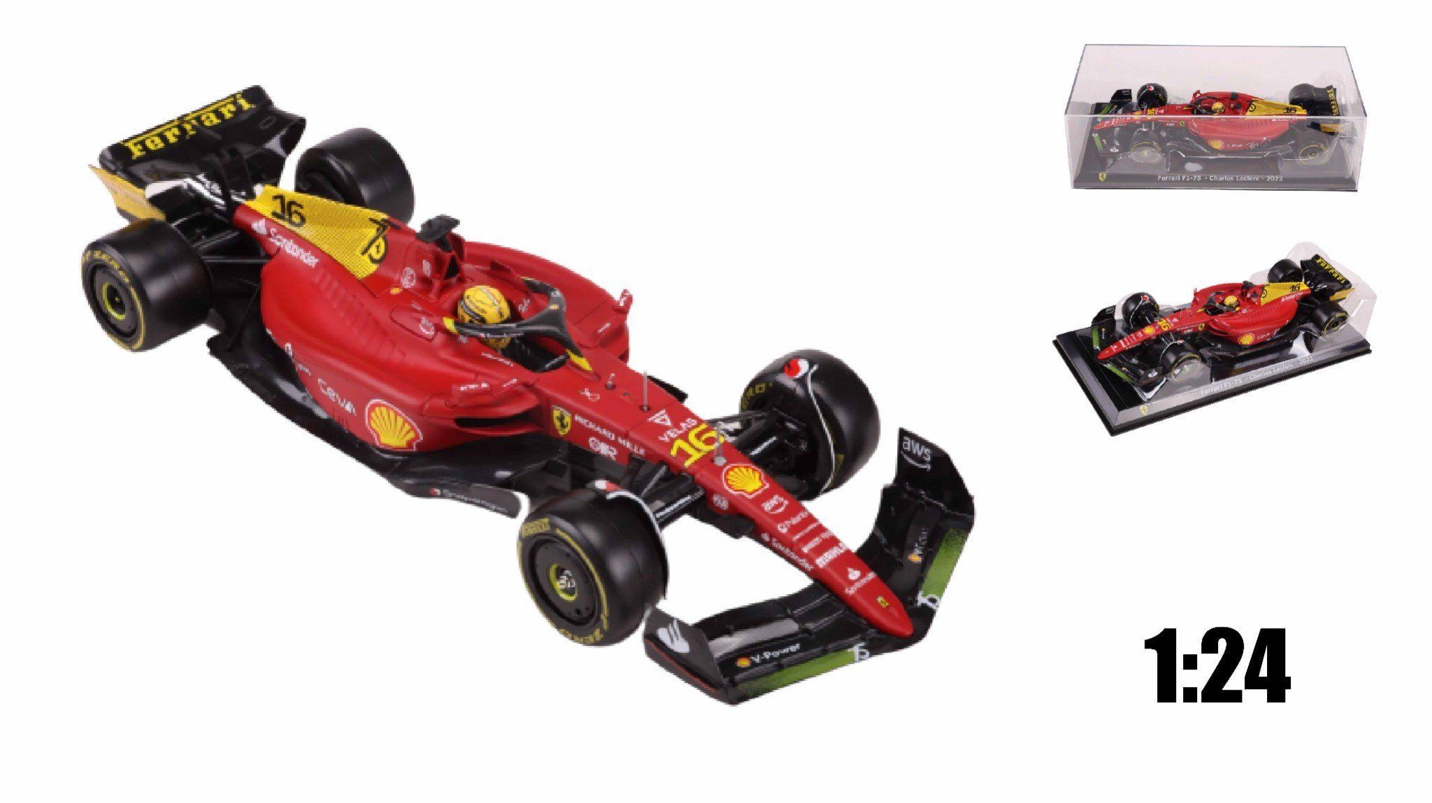 Mô hình xe đua F1 Ferrari SF90 2019 tỉ lệ 143 hãng Bburago