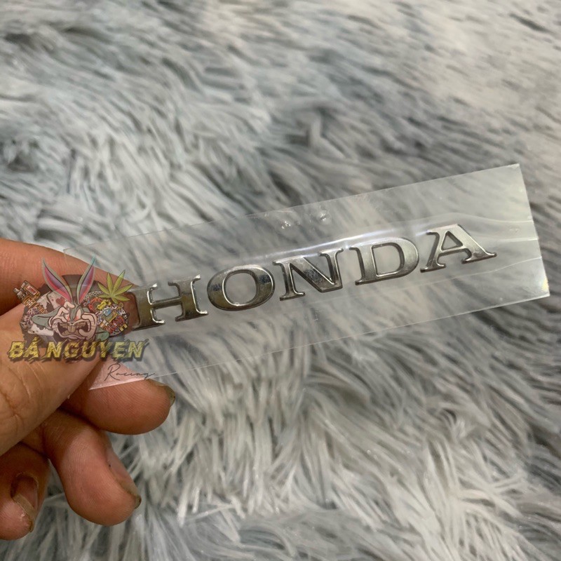 Tem Honda Zin Chữ Nổi Size 80mm