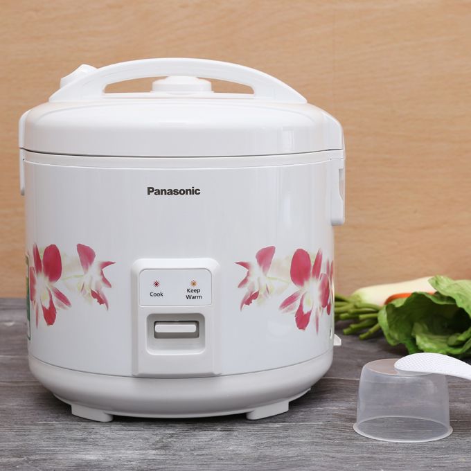 Nồi cơm điện Panasonic 1.8 lít SR-MVN187HRA Trưng Bày Mẫu - sản xuất tại Malaysia, Lòng nồi bằng hợp kim nhôm tráng men chống dính bền bỉ, tiện lau chùi.